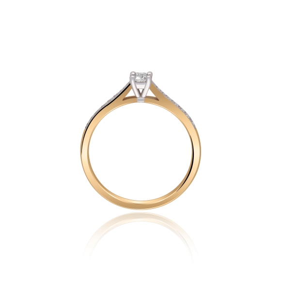 Pierścionek Złoty Z Brylantami 0,30ct RSR008