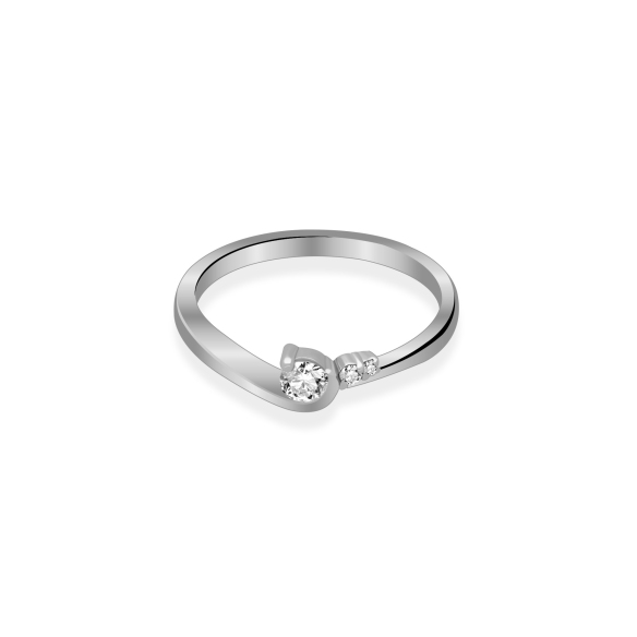 Pierścionek Złoty Z Brylantami 0,18ct RS0045BIS