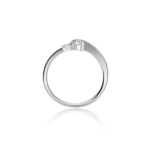 Pierścionek Złoty Z Brylantami 0,18ct RS0045BIS