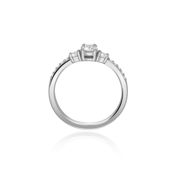 Pierścionek Złoty Z Brylantami 0,50ct RS008