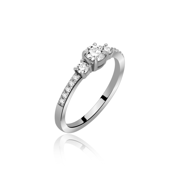 Pierścionek Złoty Z Brylantami 0,50ct RS008