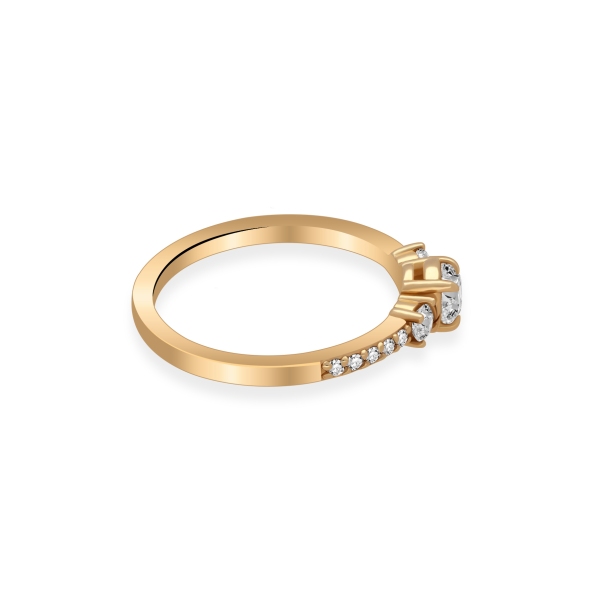 Pierścionek Złoty Z Brylantami 0,50ct RS008