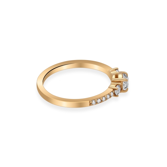 Pierścionek Złoty Z Brylantami 0,50ct RS008