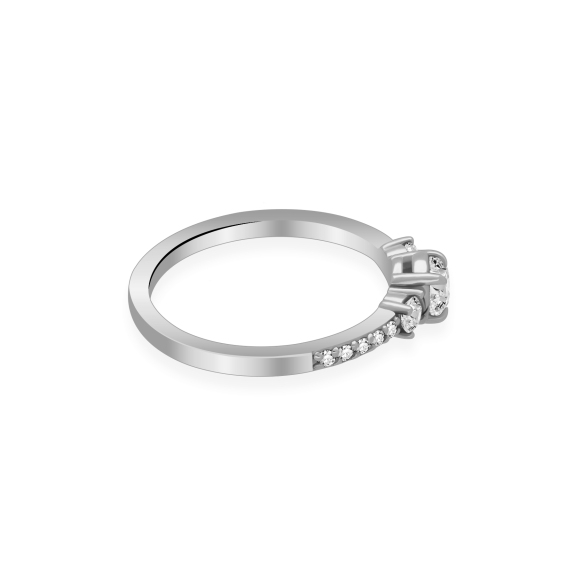 Pierścionek Złoty Z Brylantami 0,50ct RS008