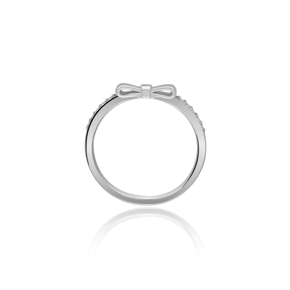 Pierścionek Złoty Z Brylantami 0,05ct RS0244