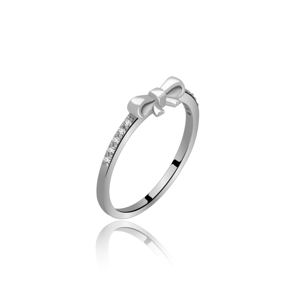 Pierścionek Złoty Z Brylantami 0,05ct RS0244