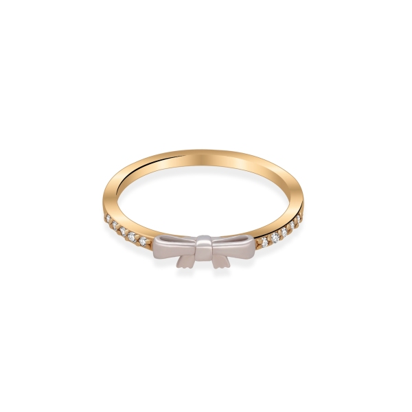 Pierścionek Złoty Z Brylantami 0,05ct RS0244